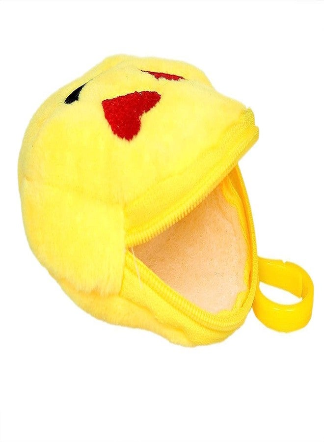 Utkarsh Smiley Yellow Coin Pouch Purse Case Wallet Best Birthday Return Gifts Boys,Girls & Kids Pack of 12 - Image 2